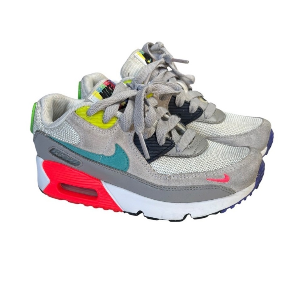 Nike Air Max 90 Evolution of Icon Kids Childs Sz 13C Grey Multi-Color DA5716-001
